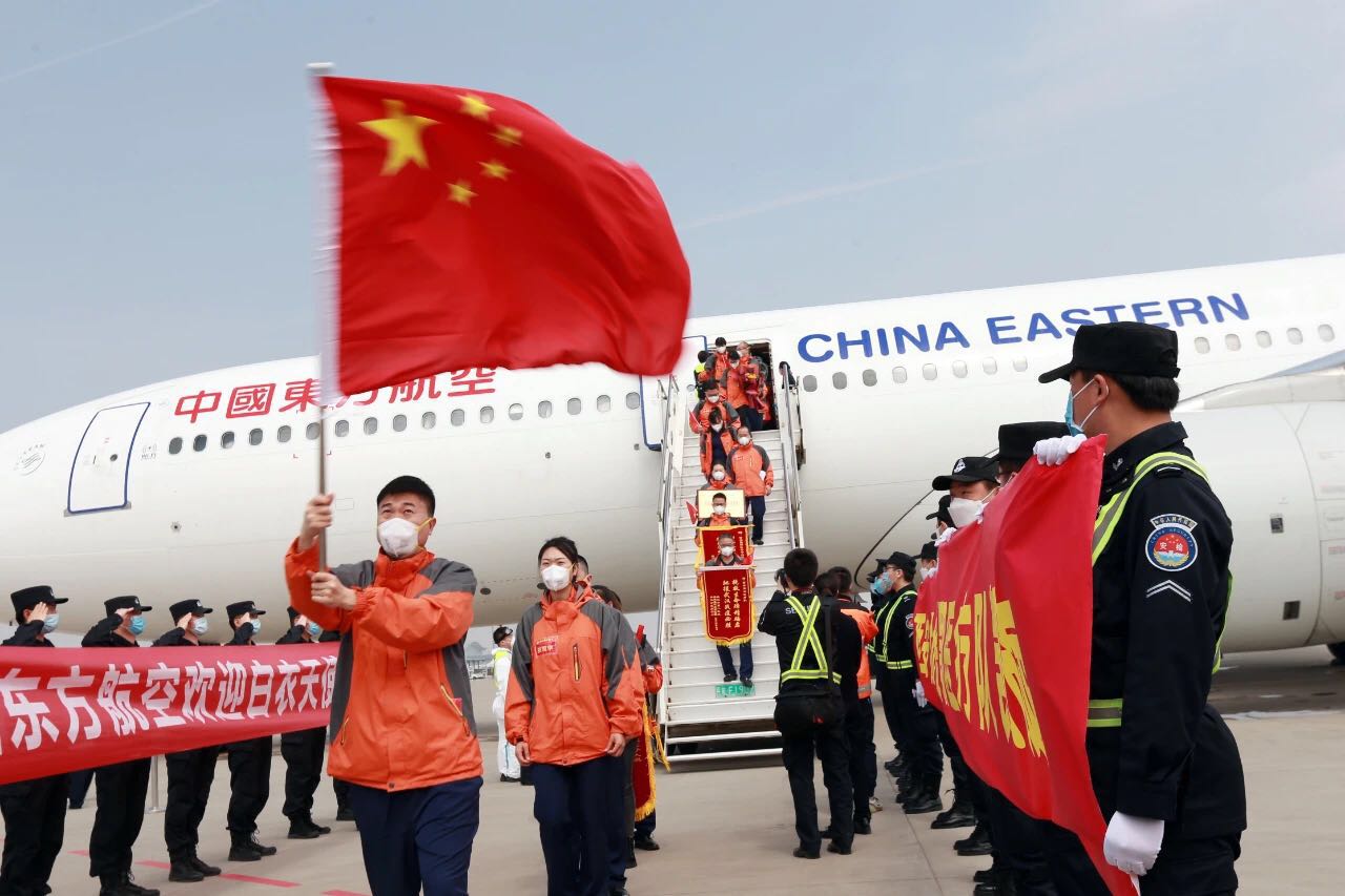 凱旋！西安國際醫(yī)學中心醫(yī)院支援湖北醫(yī)療隊回家