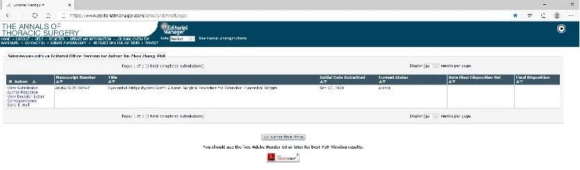 重磅！國際頂級期刊《胸外科年鑒》接受我院心臟外科首創(chuàng)技術(shù)